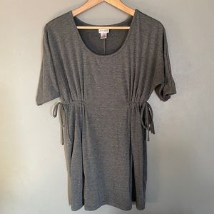 Gray Maternity Shirt